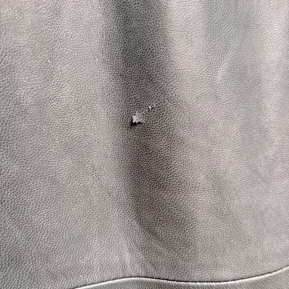 Doma Blue Leather Jacket - Picture 3 of 8